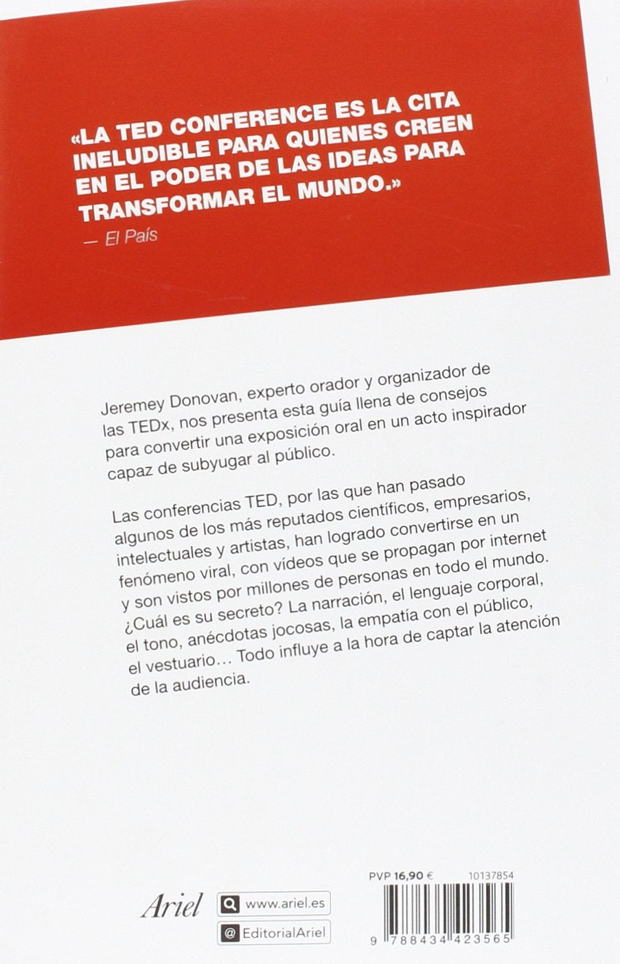 Método TED para hablar en público | Los secretos de las conferencias que triunfan en todo el mundo