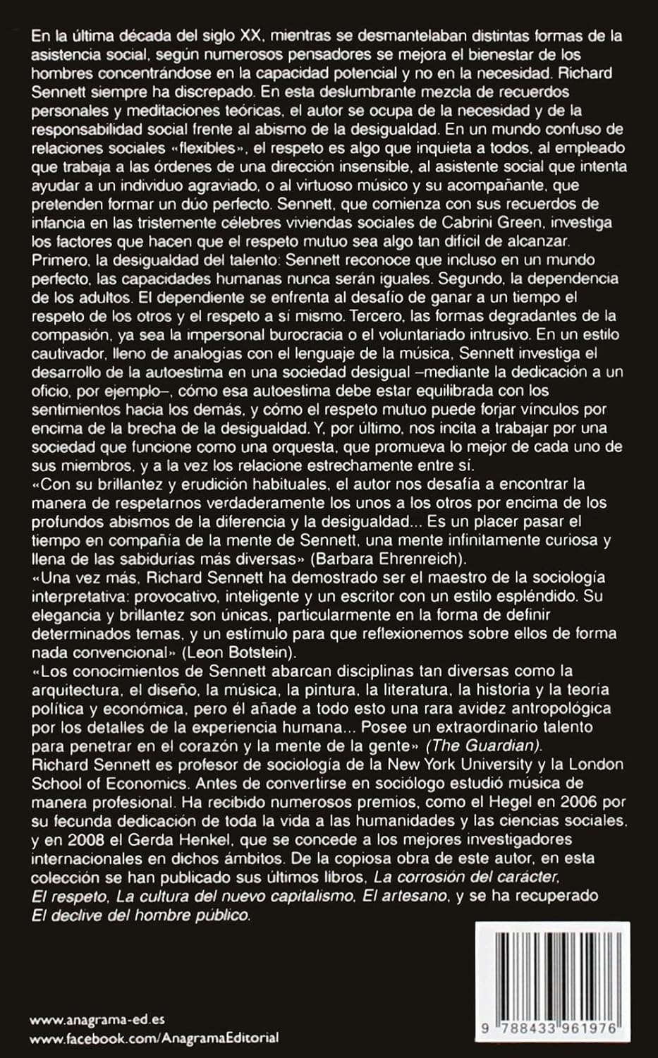 El Respeto | Sobre la dignidad del hombre en un mundo de desigualdad