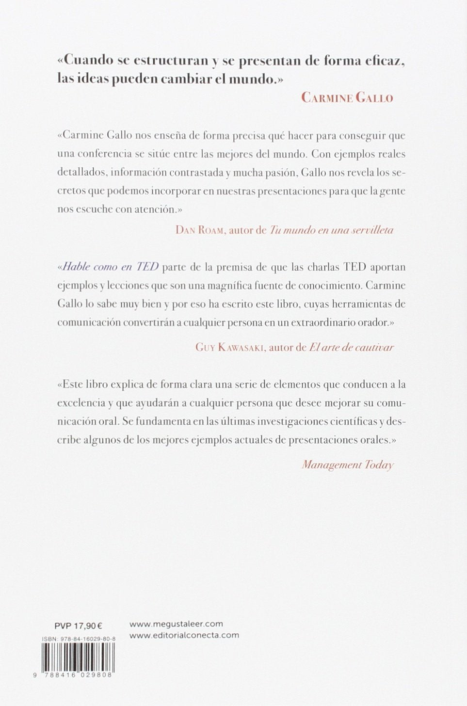 Habla como en TED | Nueve secretos para comunicar utilizados por los mejores