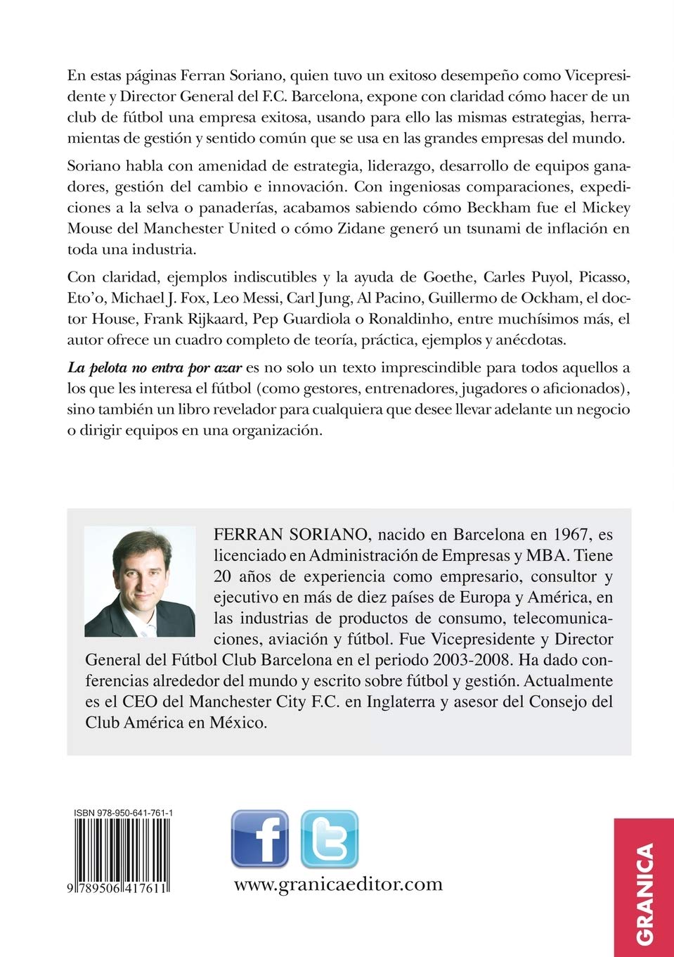 La pelota no entra por azar | Ideas del Management desde el mundo del fútbol