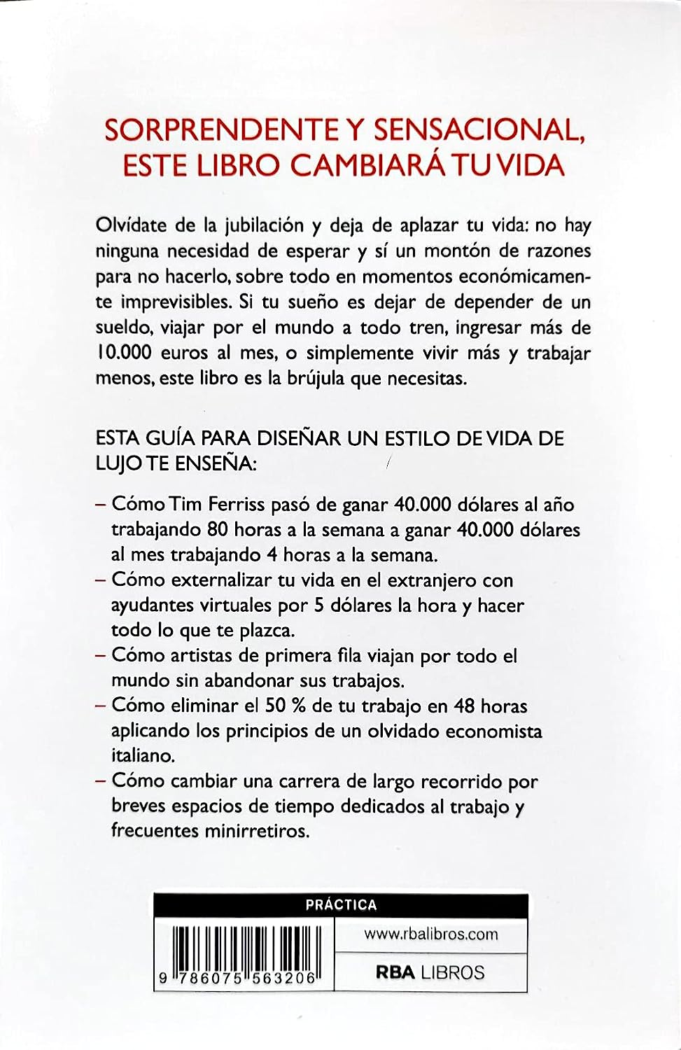 La semana laboral de 4 horas | No hace falta trabajar más