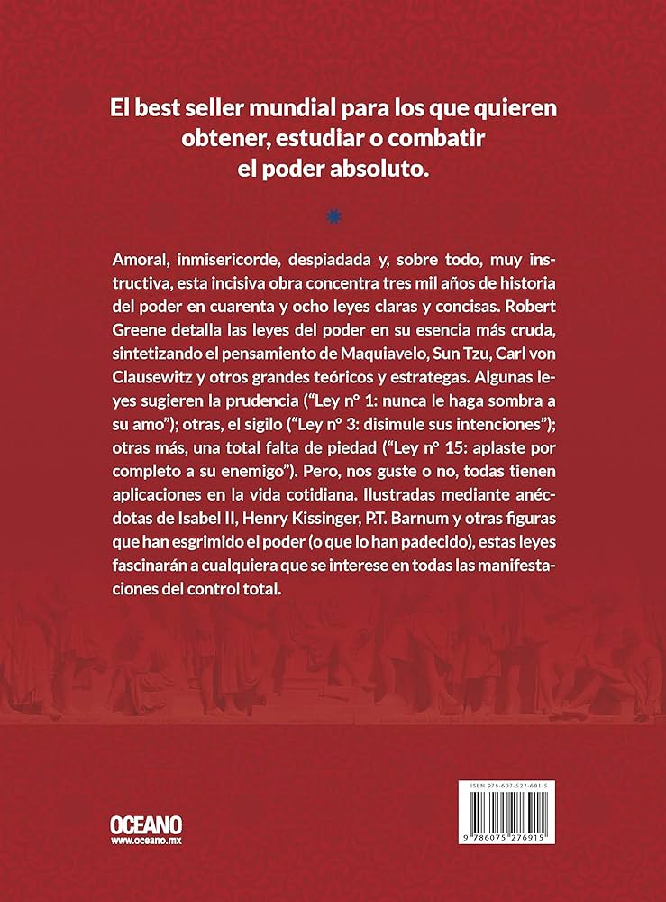 Las 48 leyes del poder | Para los que quieren obtener, estudiar o combatir el poder absoluto