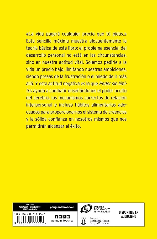 Poder sin límites | La nueva ciencia del desarrollo personal