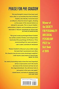 Pre-suasión | Un método revolucionario para influir y persuadir