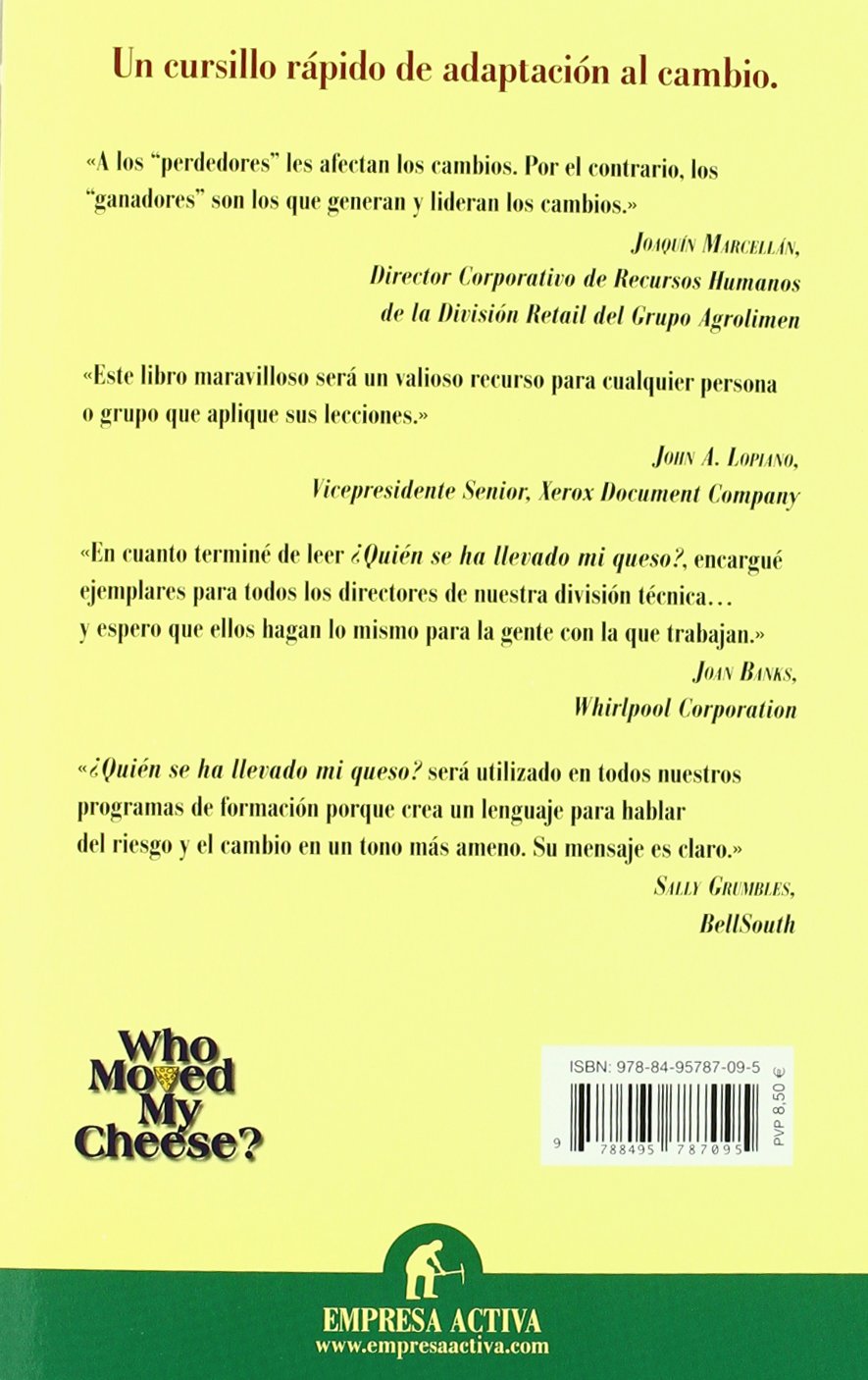 ¿Quién se ha llevado mi queso? | Cómo adaptarnos a un mundo en constante cambio
