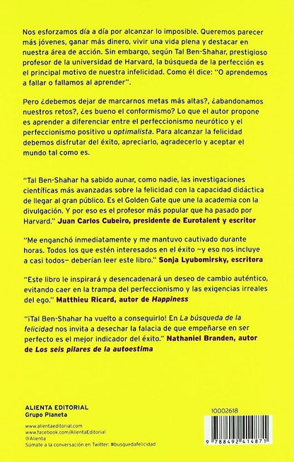 La búsqueda de la felicidad | Por que no serás feliz hasta que dejes de perseguir la perfección