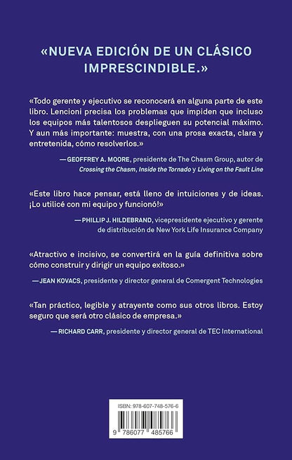 Las cinco disfunciones de un equipo | Un inteligente modelo para formar un equipo cohesionado y eficaz (Nueva Edición)