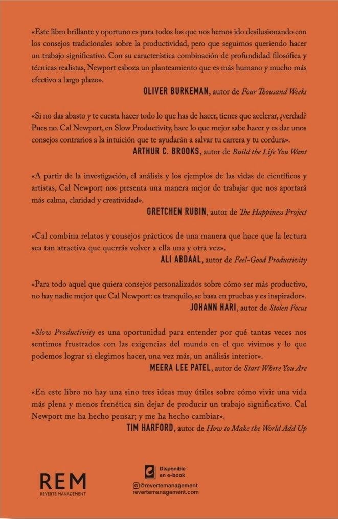 Slow Productivity | El arte secreto de la productividad sin estrés